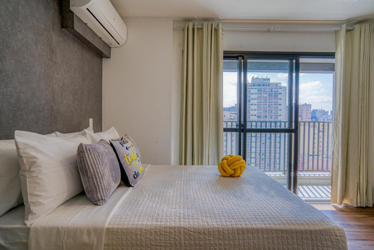 360 Suites Aurora Republica - Apartamentos Mobiliados São Paulo Eksteriør billede