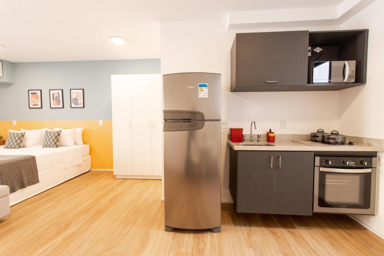 360 Suites Aurora Republica - Apartamentos Mobiliados São Paulo Eksteriør billede